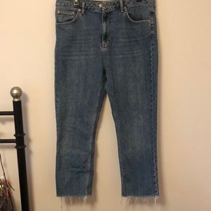 32W 30L TOPSHOP MOTTO MOM JEANS